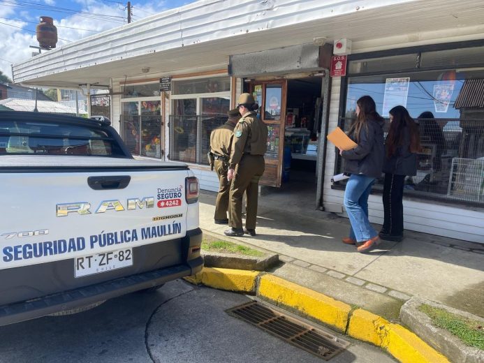 Fiscalización y acciones preventivas se desarrollan en Maullín